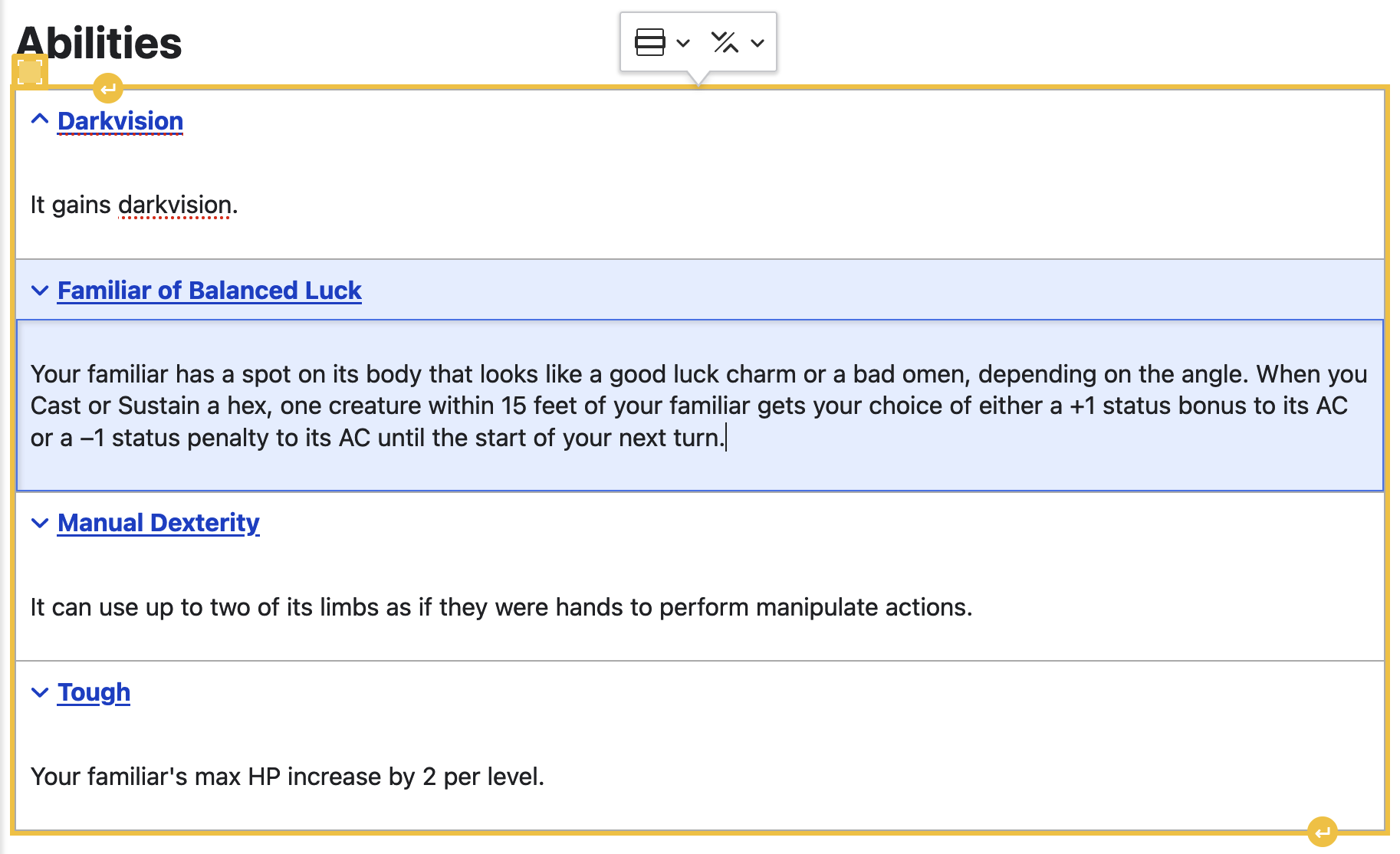 CKEditor 5 Bootstrap Accordion screenshot